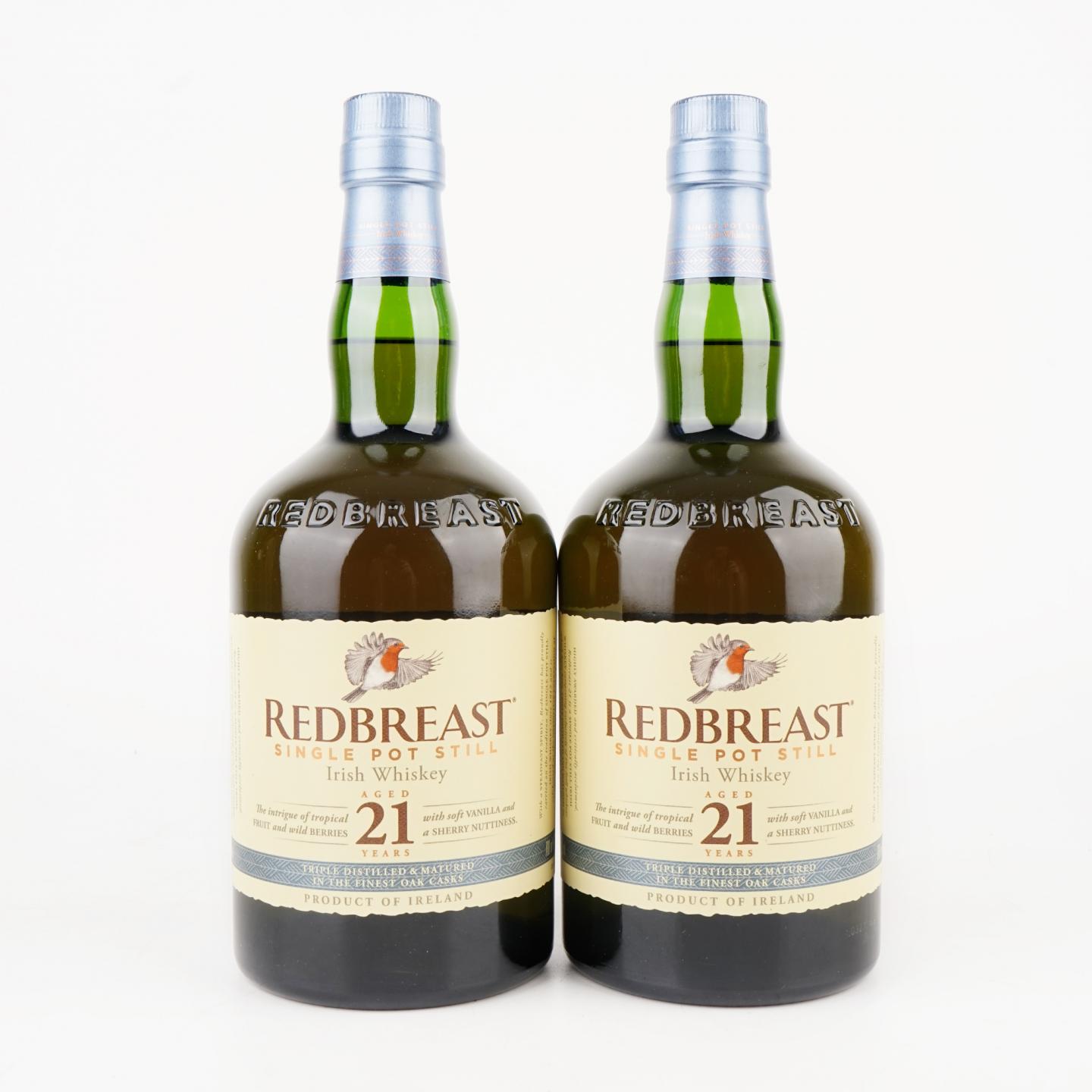 Redbreast 知更鸟 21年 2支组