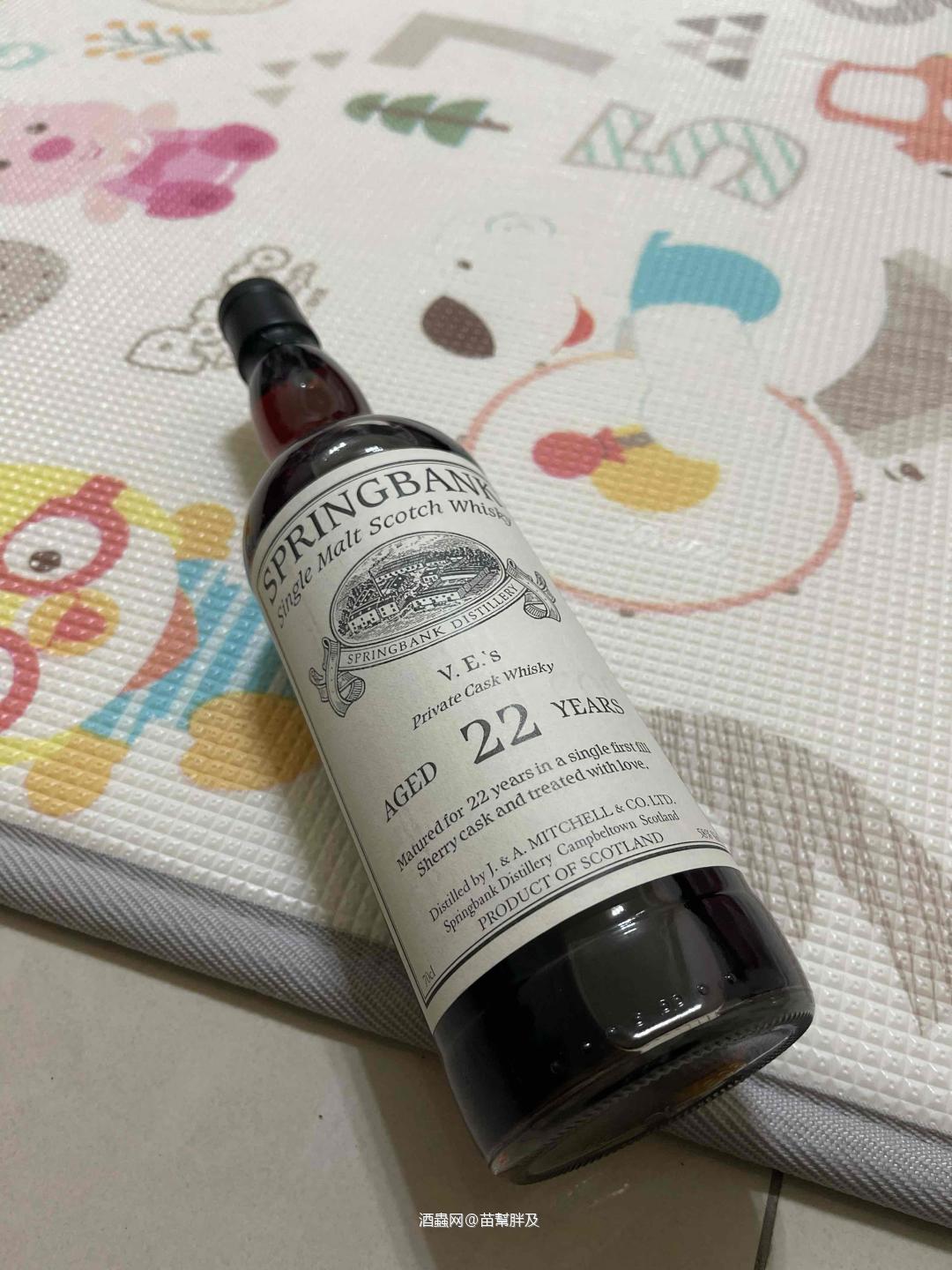 Springbank 白标业主桶 V.E’s 22 初次雪莉桶！！