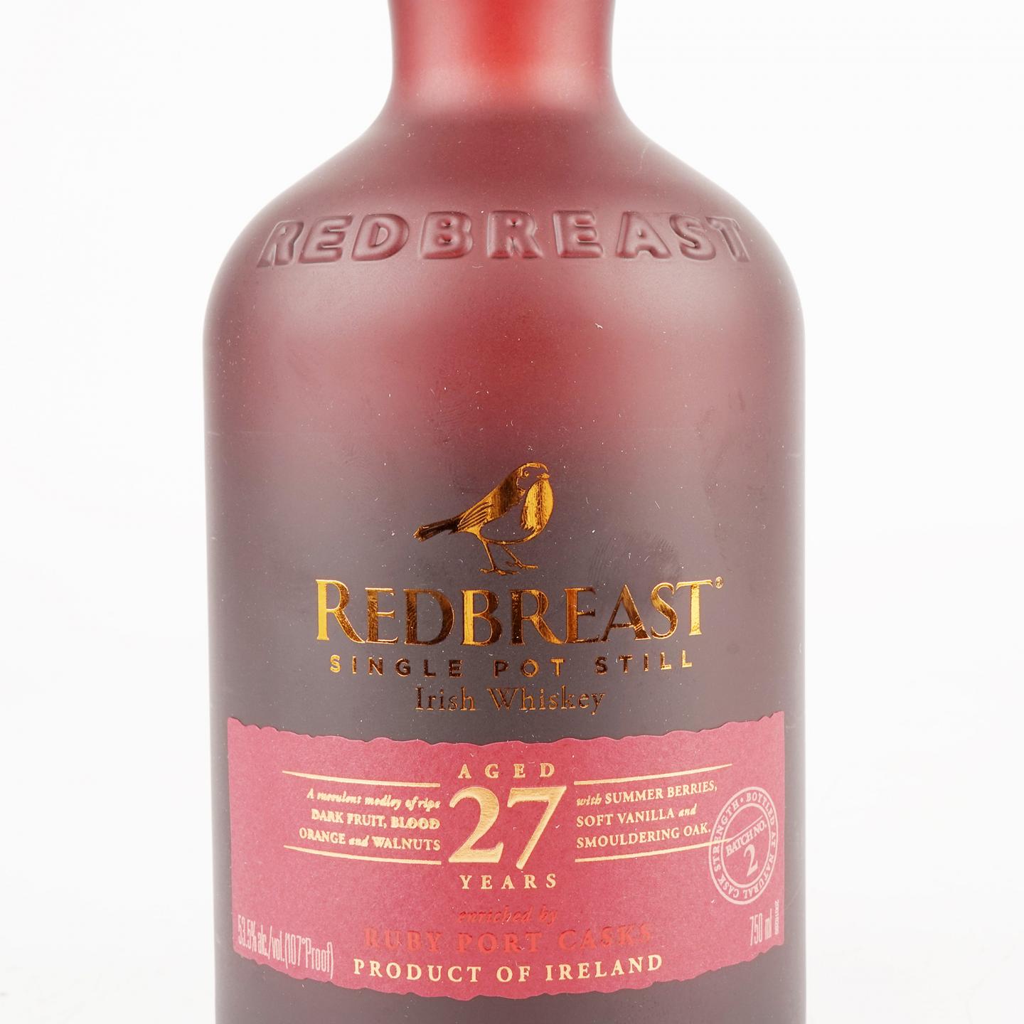 Redbreast 知更鸟 27年