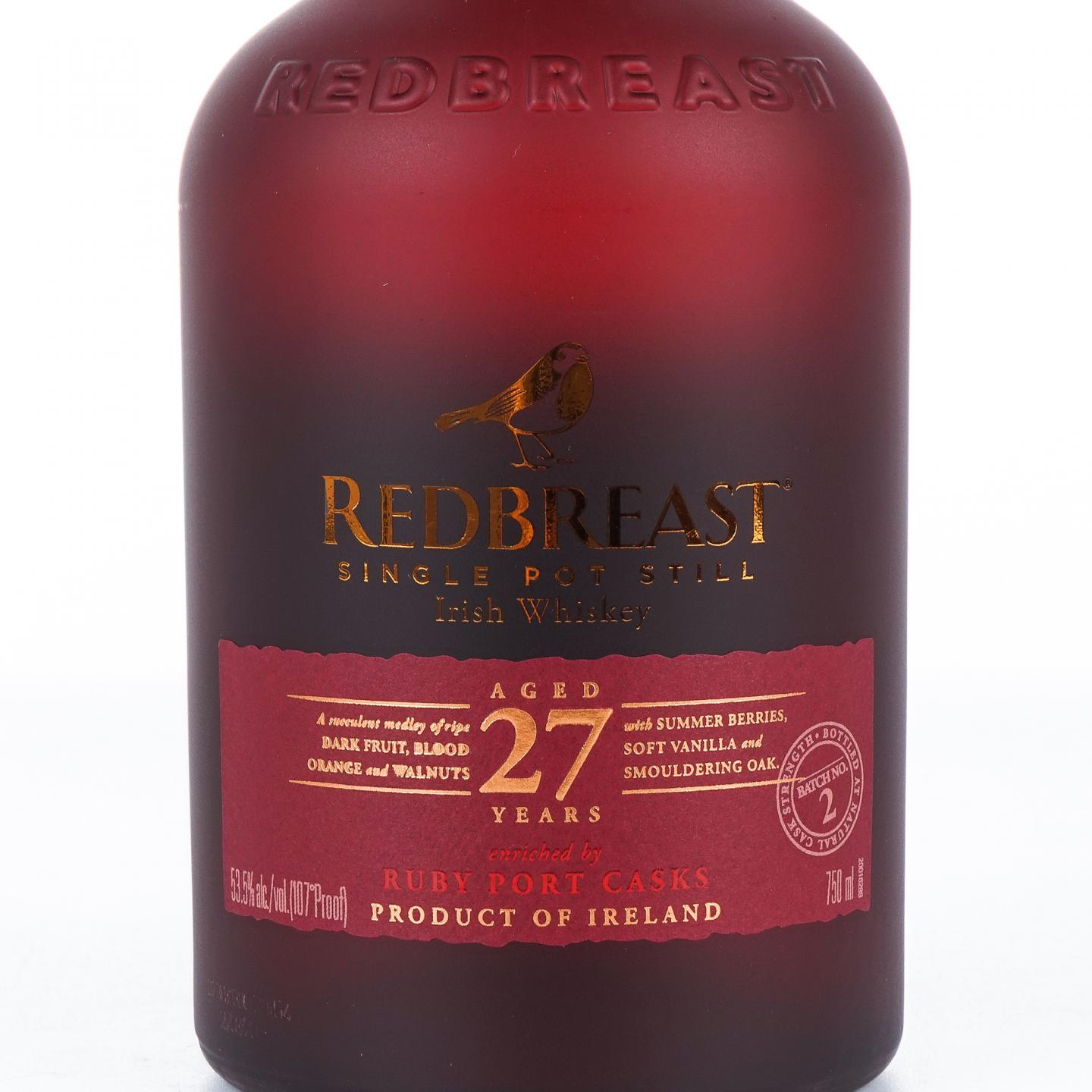 Redbreast 知更鸟 27年 第二版
