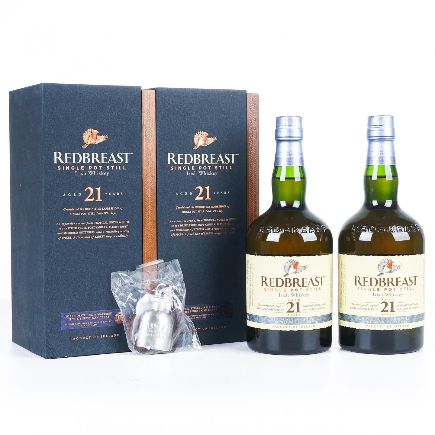 Redbreast 知更鸟 21年 2支组