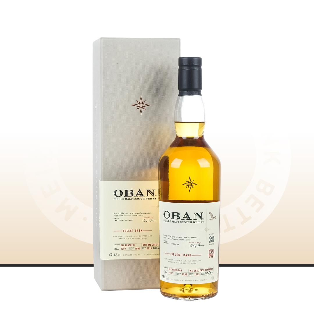 【赵波尧印章专属版】OBAN 欧本26年大师选桶窖藏单一麦芽威士忌