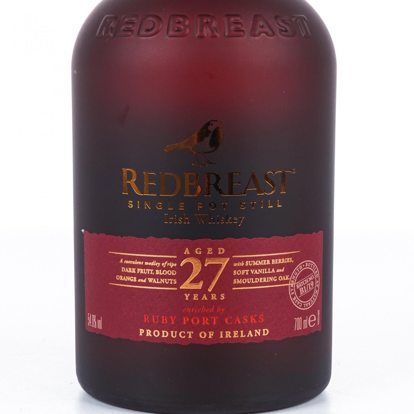 Redbreast 知更鸟 27年 单壶威士忌