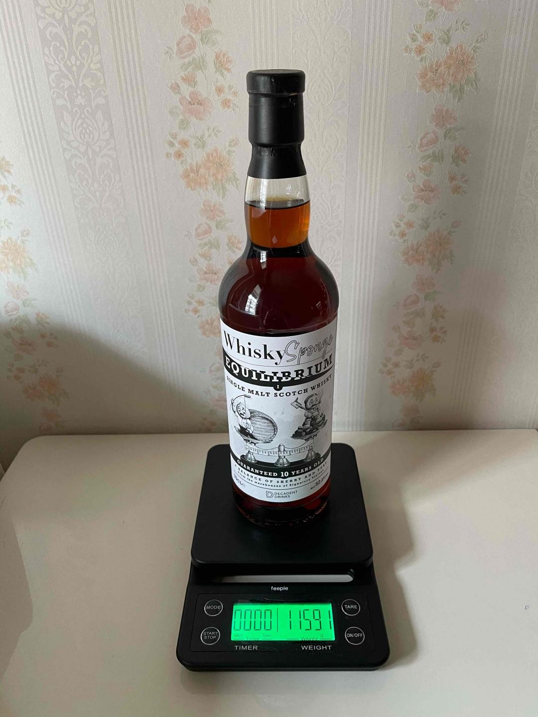 威士忌海绵 平衡系列第一版 埃德拉多尔 10年