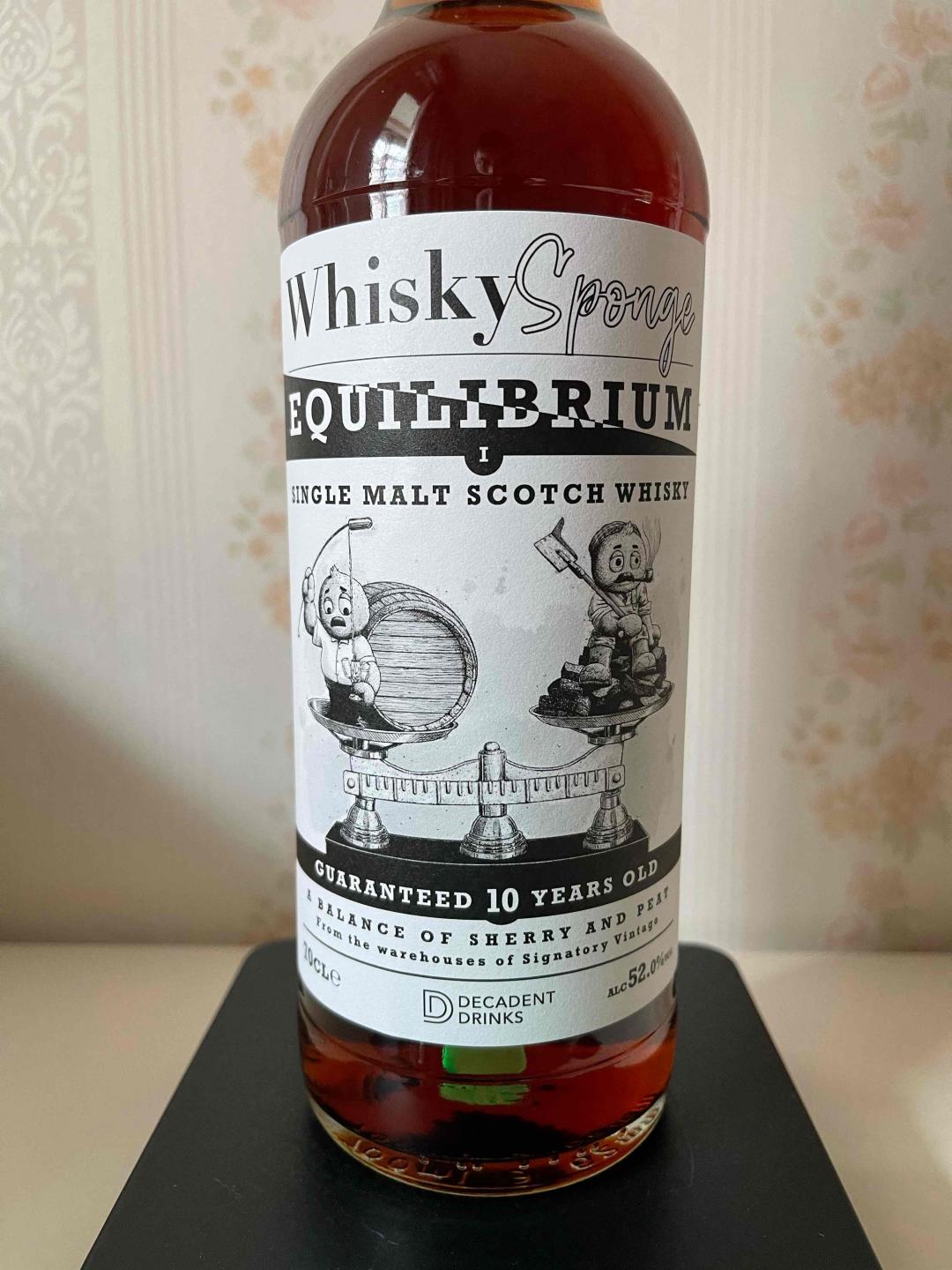 威士忌海绵 平衡系列第一版 埃德拉多尔 10年