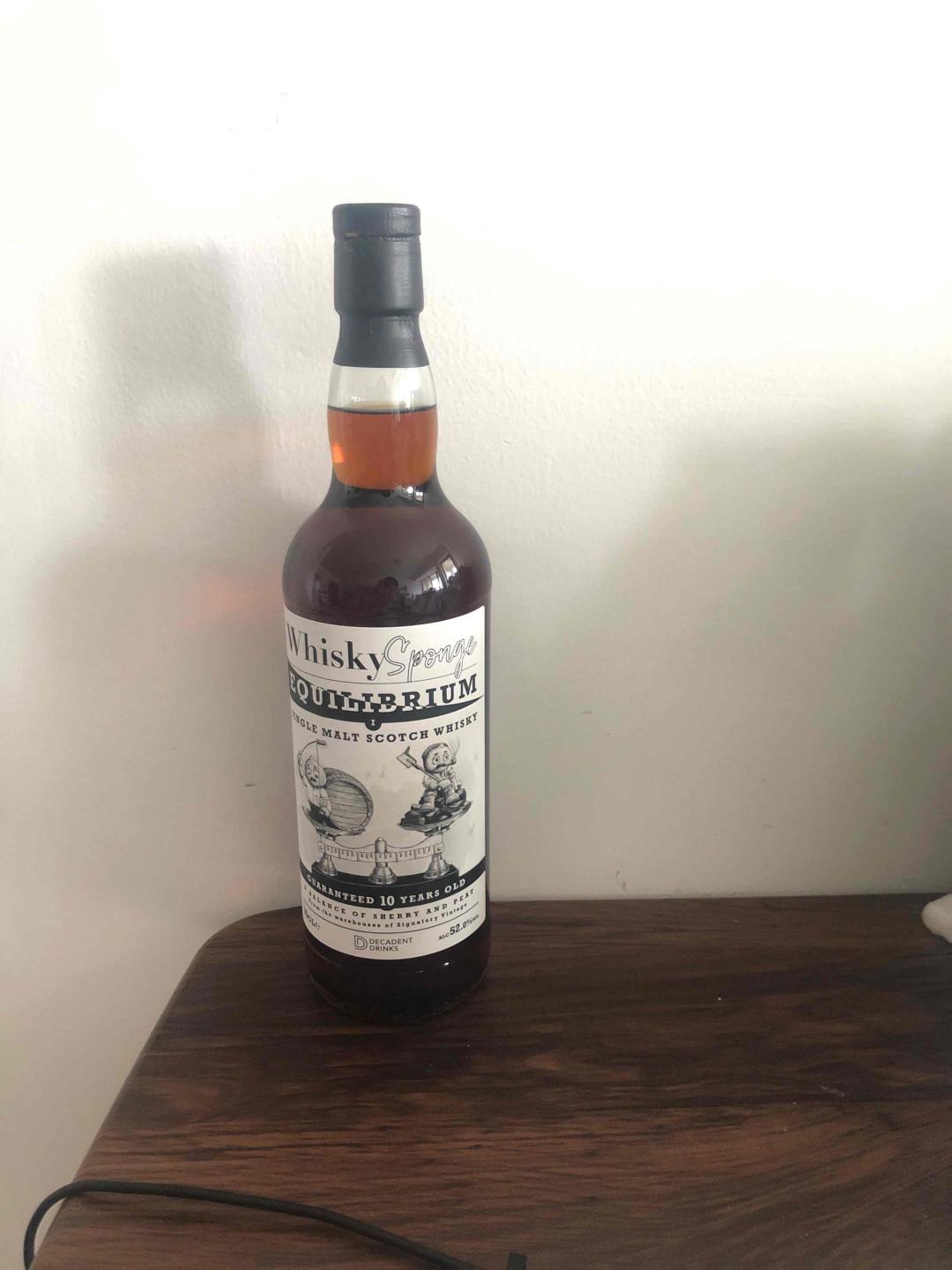 威士忌海绵平衡系列第一版埃德拉多尔10年
