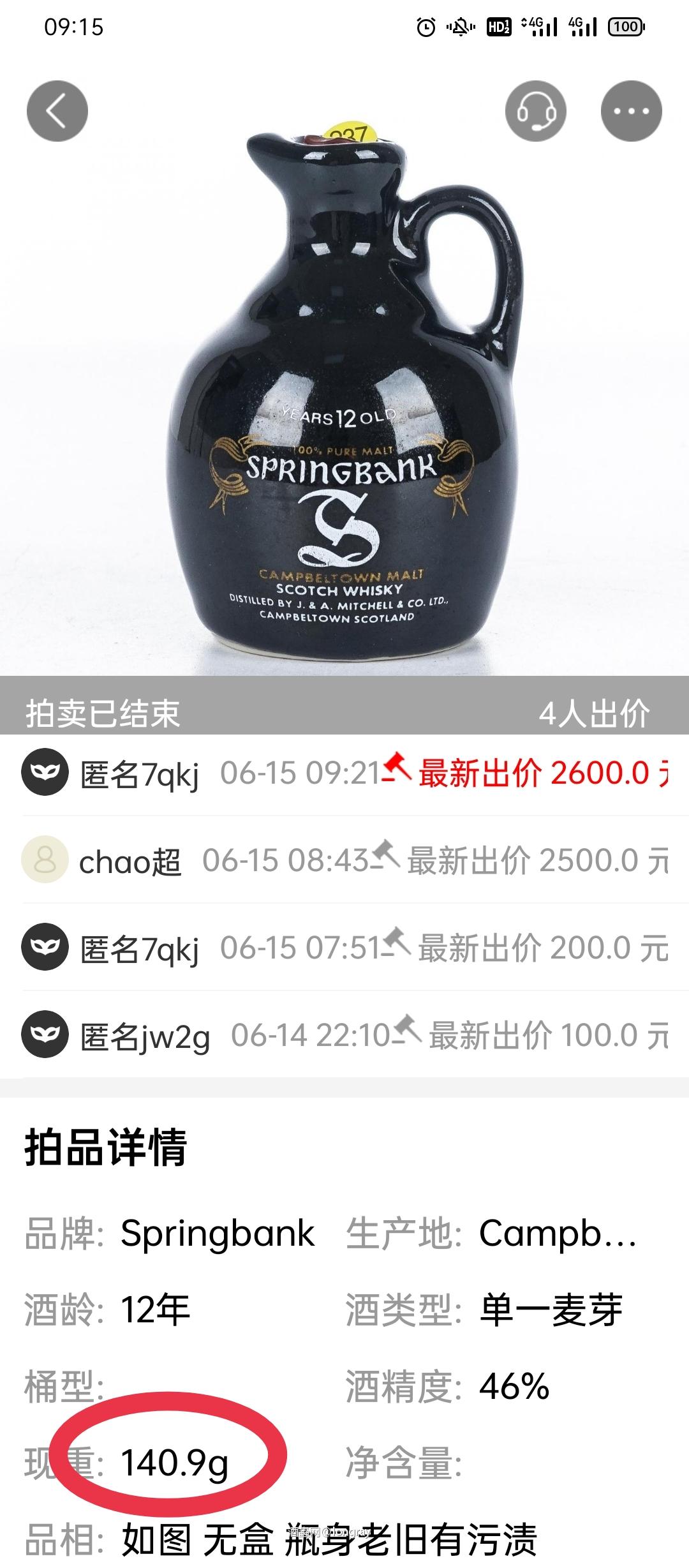 简单看看这次拍卖