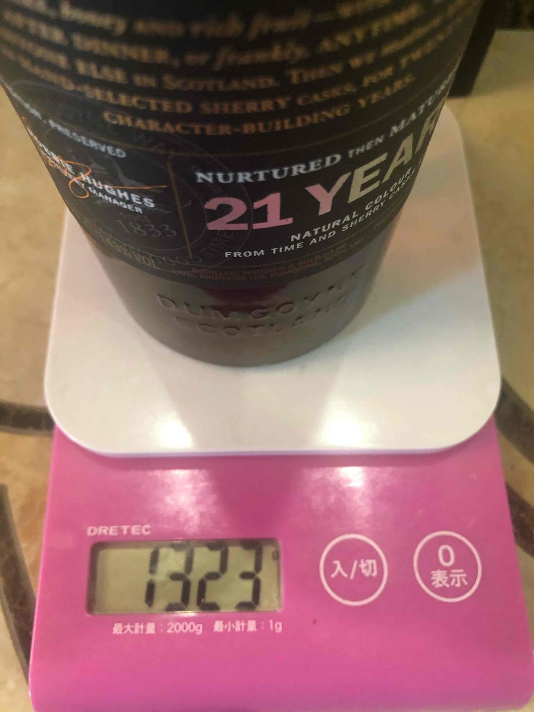 格兰哥尼21年2018年灌装