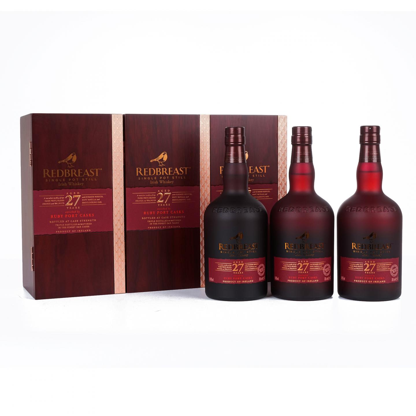 Redbreast 知更鸟 27年 3瓶组