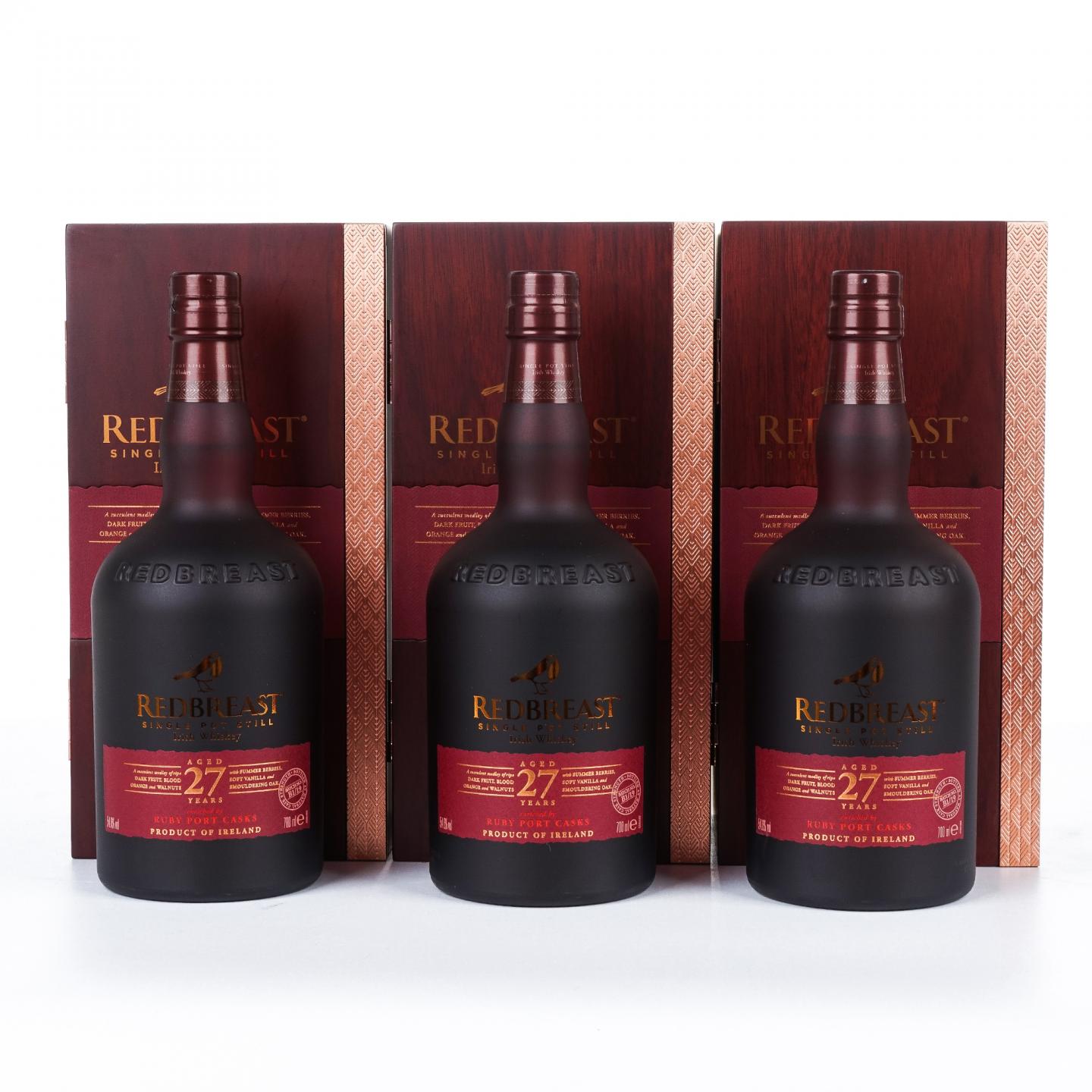 Redbreast 知更鸟 27年 3瓶组
