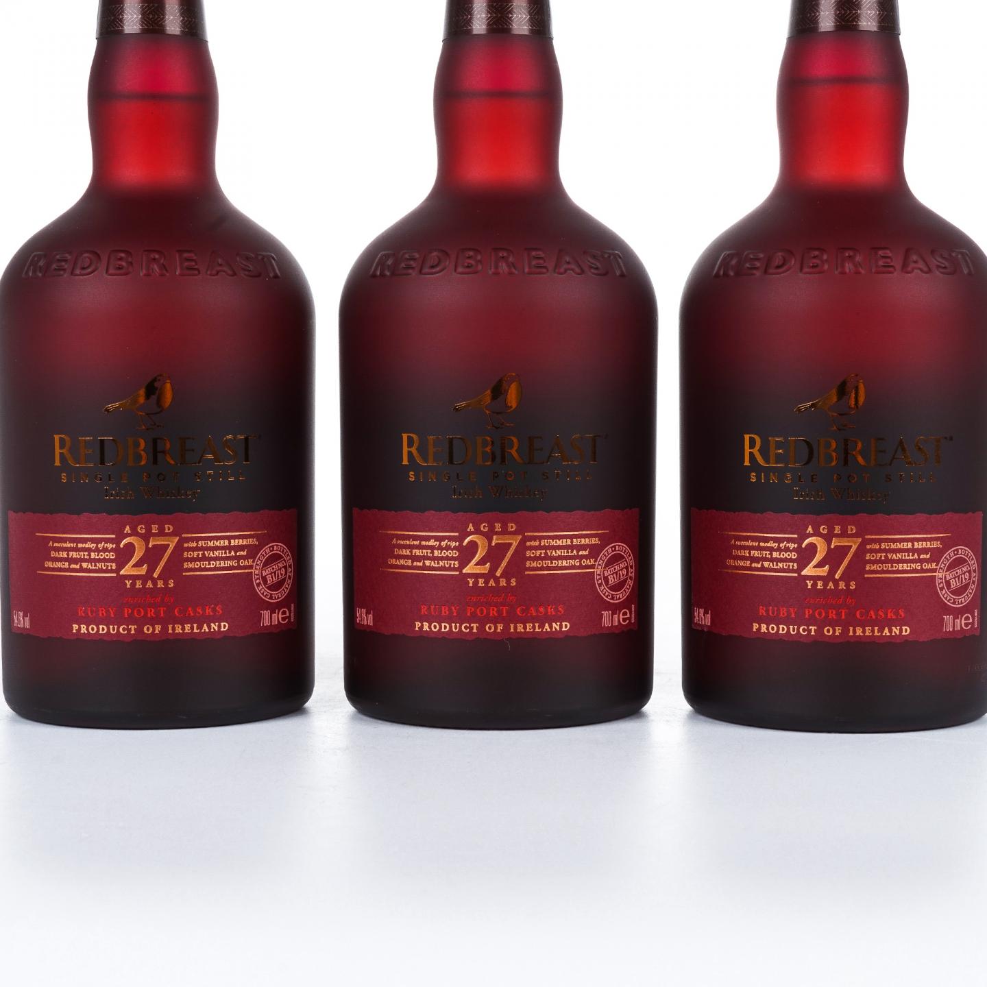 Redbreast 知更鸟 27年 3瓶组