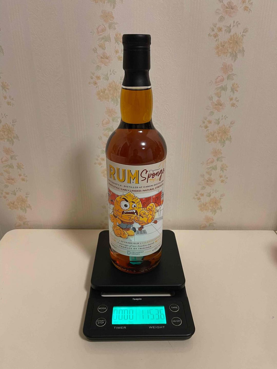 海绵威士忌系列 Rum no.3 A款 Caroni 23年