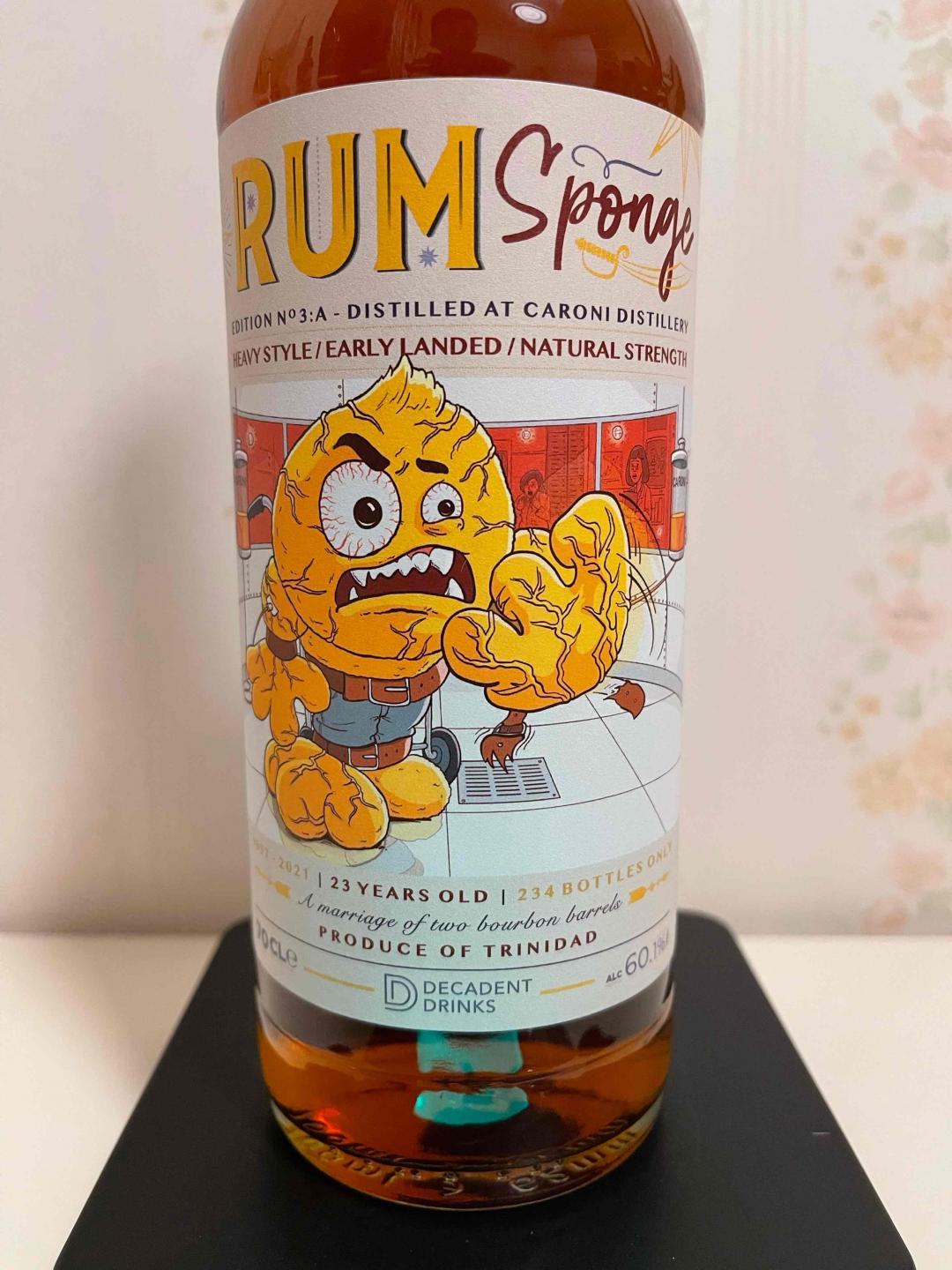 海绵威士忌系列 Rum no.3 A款 Caroni 23年