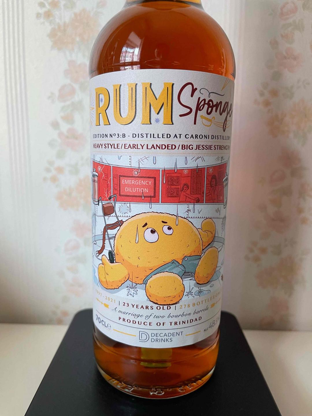 威士忌海绵Rum no.3 B款 Caroni 23年