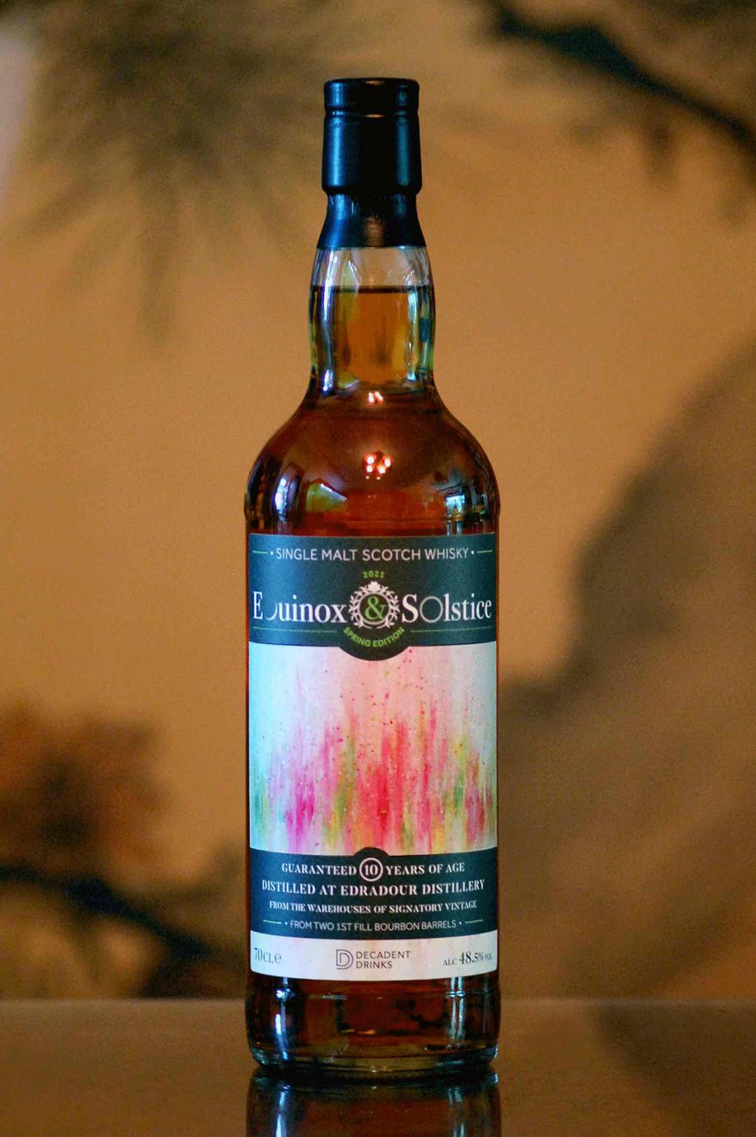 【🌸🌸🌸飘逸清冷，曼妙勾人】Whisky Sponge 威士忌海绵 EQUINOX & SOLSTICE SPRING 春分 Edradour（四季艺术系列首版，全球限491瓶，潜力大）