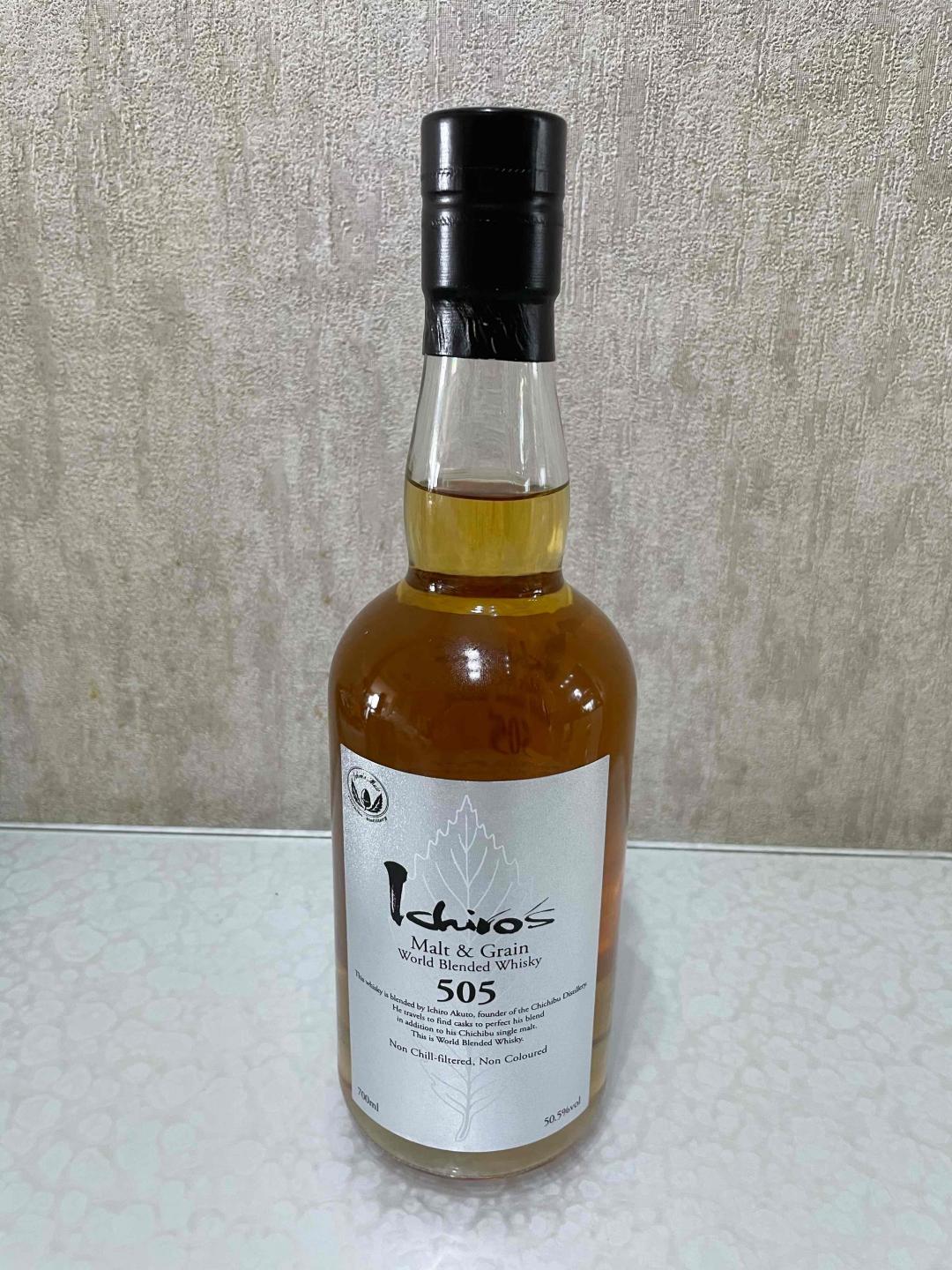 秩父银叶505调和纯麦威士忌秩父蒸馏所水梄桶