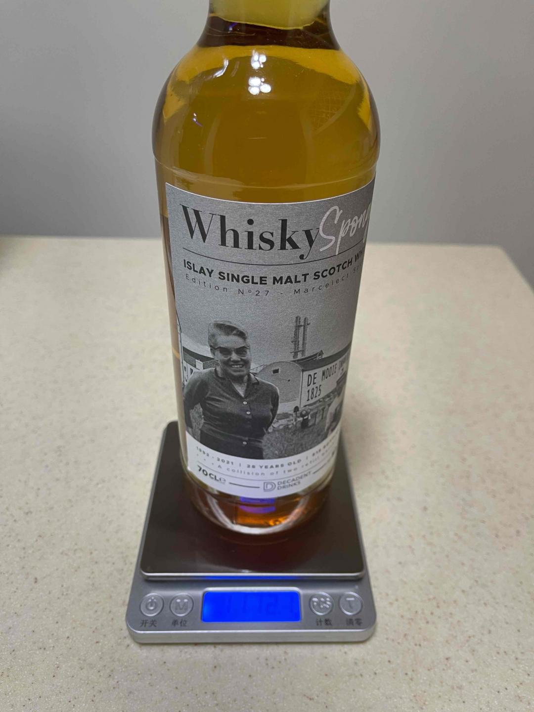 Laphroaig 拉弗格 28年 1992-2021 威士忌海绵