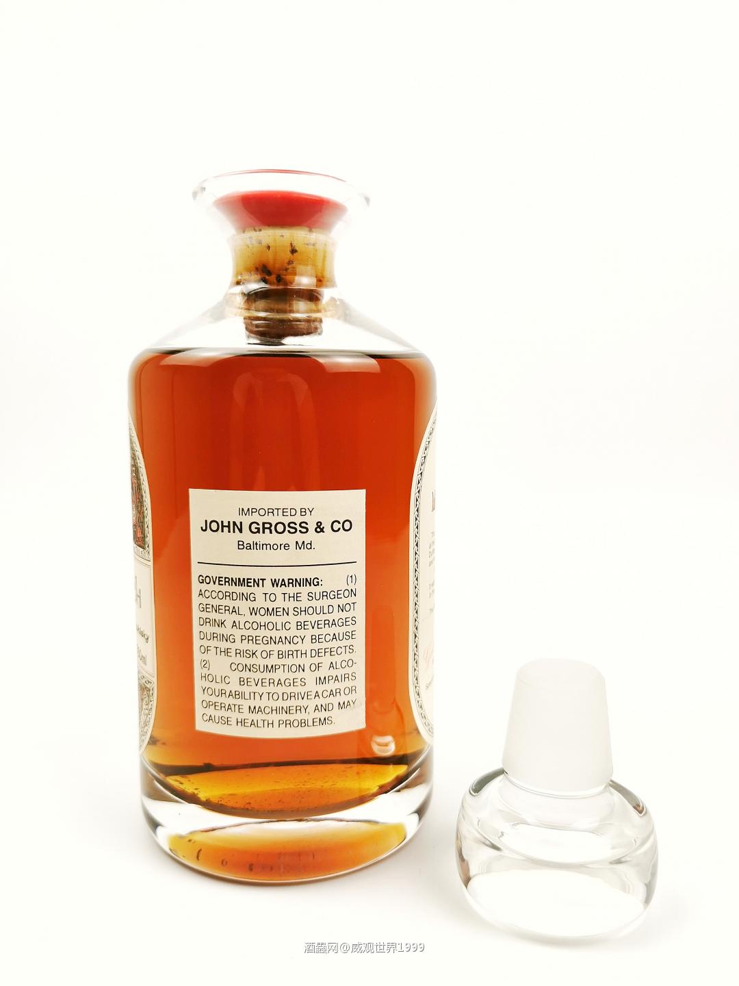 【古典奢华】幕赫1939-1989 50年水晶瓶单一麦芽苏格兰威士忌 40% 700ml