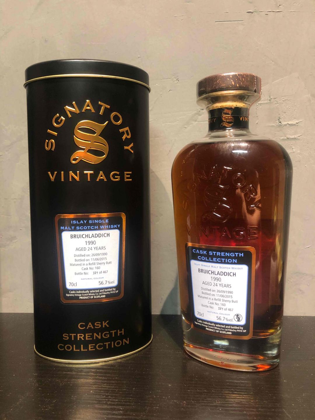 布赫拉迪24年雪莉桶单桶原酒