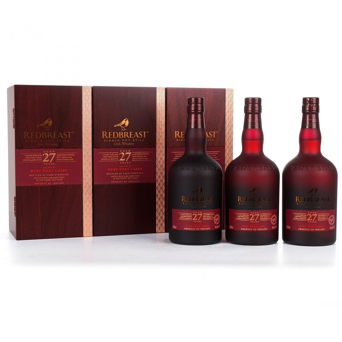 Redbreast 知更鸟 27年 3瓶组
