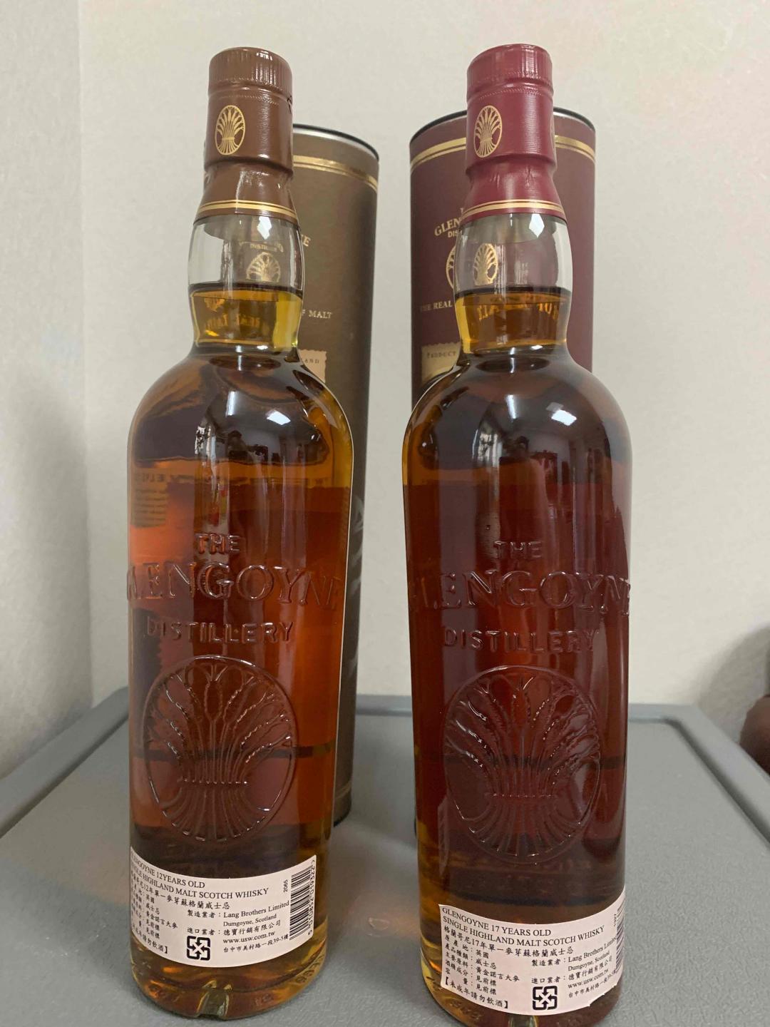 绝版格兰哥尼12年、17年