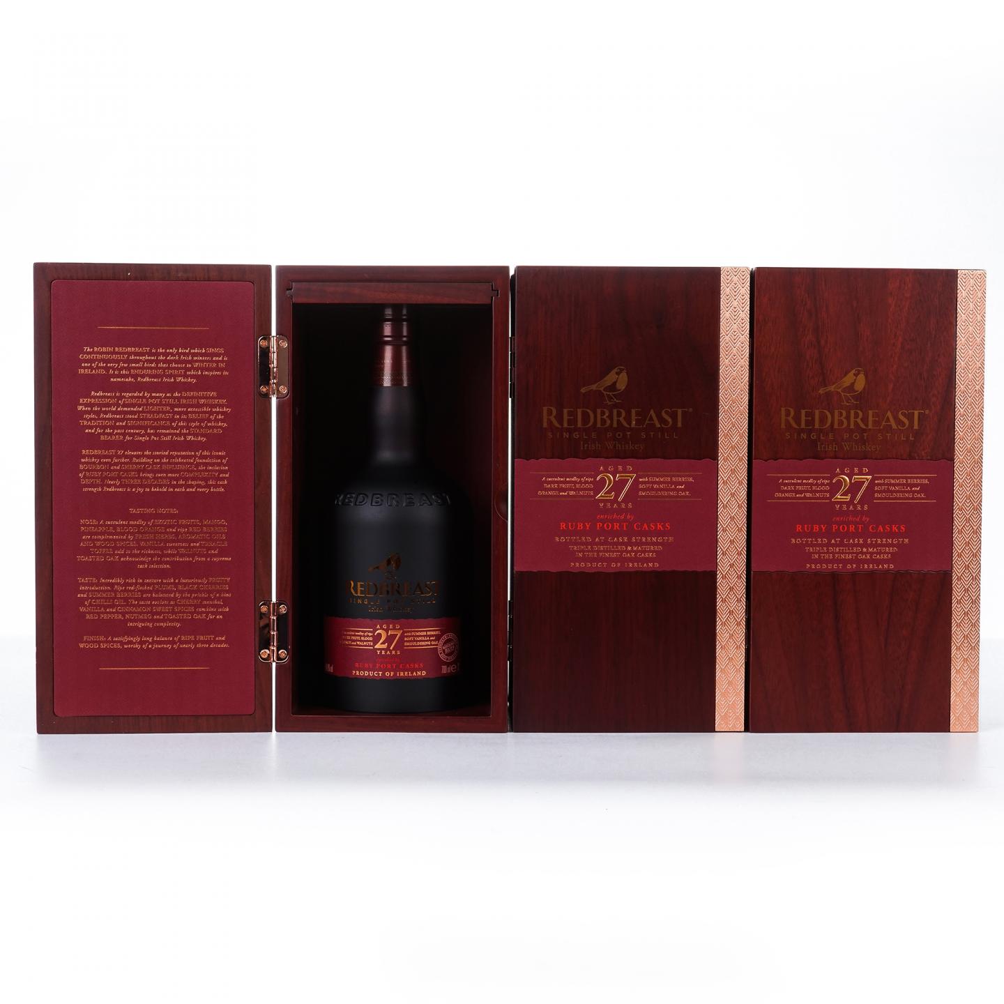 Redbreast 知更鸟 27年 3瓶组