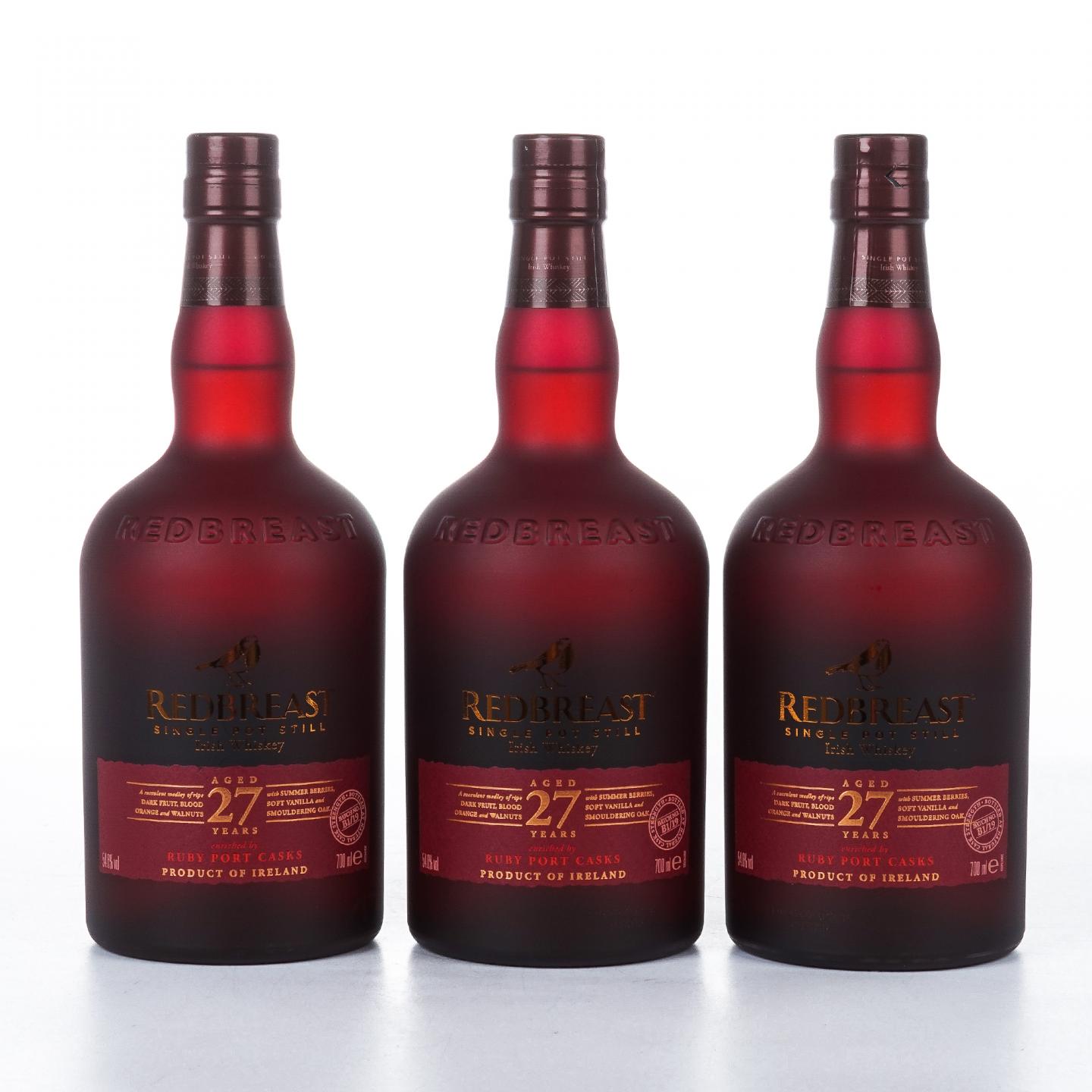 Redbreast 知更鸟 27年 3瓶组