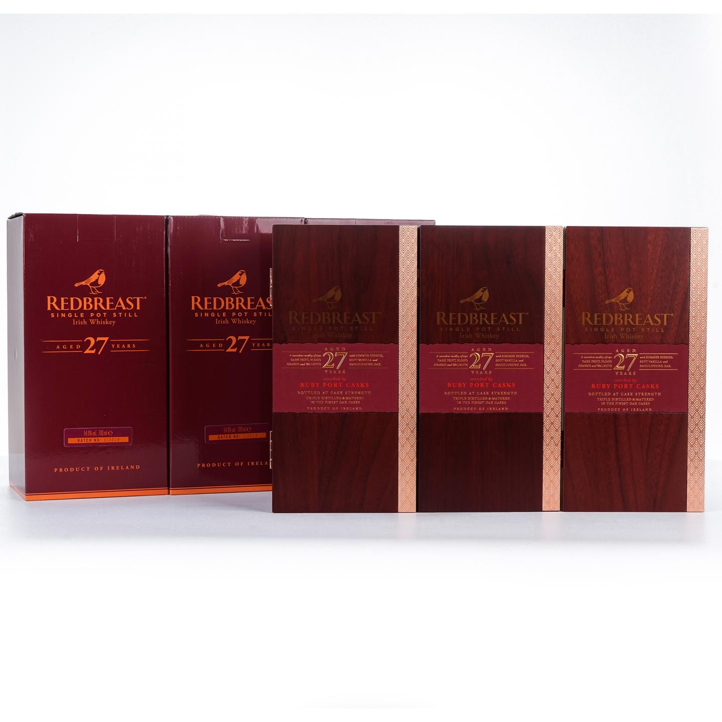 Redbreast 知更鸟 27年 3瓶组