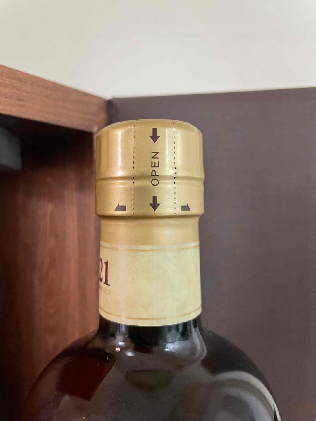 竹鹤21年（木盒）