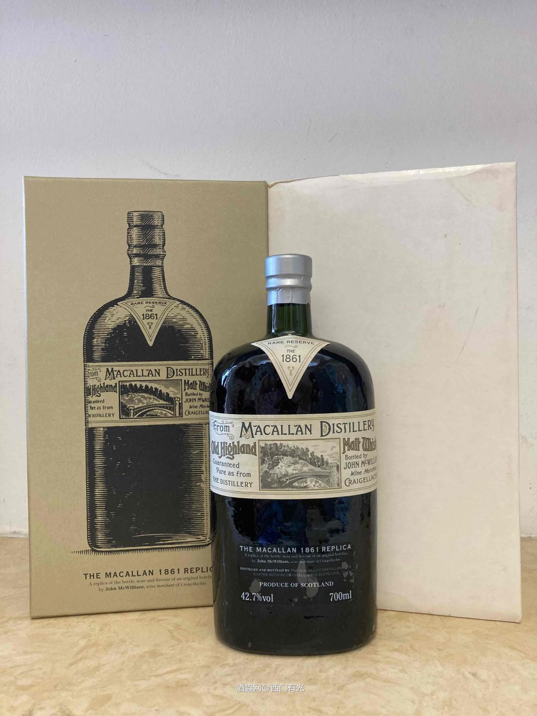 1861年复刻版经过手工密封，使用全新的标签，延续了原版的手…