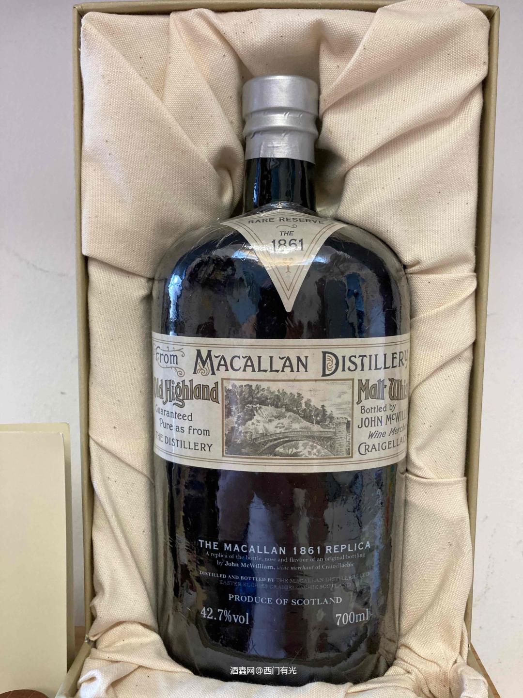 1861年复刻版经过手工密封，使用全新的标签，延续了原版的手…