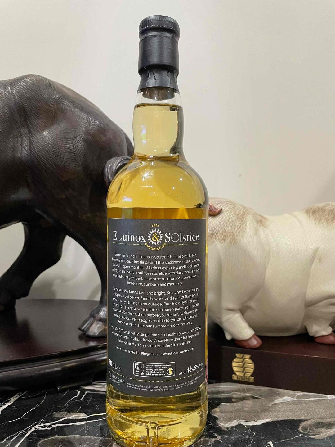 Whisky Sponge威士忌海绵 小猫 10年