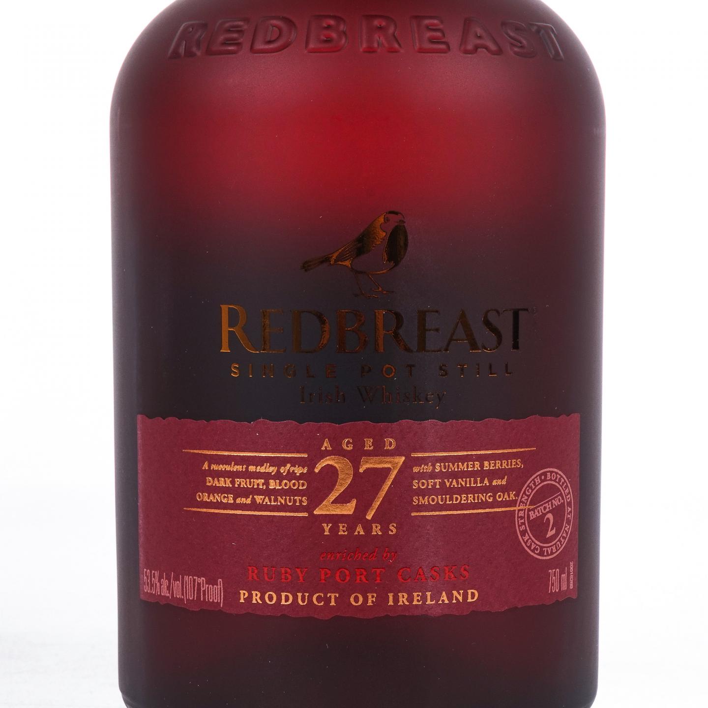 Redbreast 知更鸟 27年 第二版