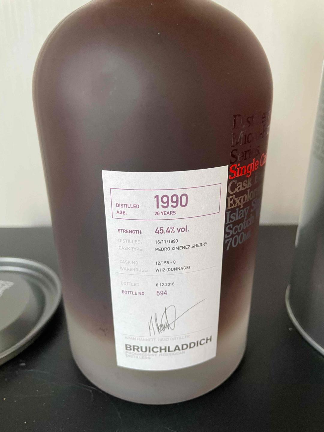 布赫拉迪1990年微物源威士忌