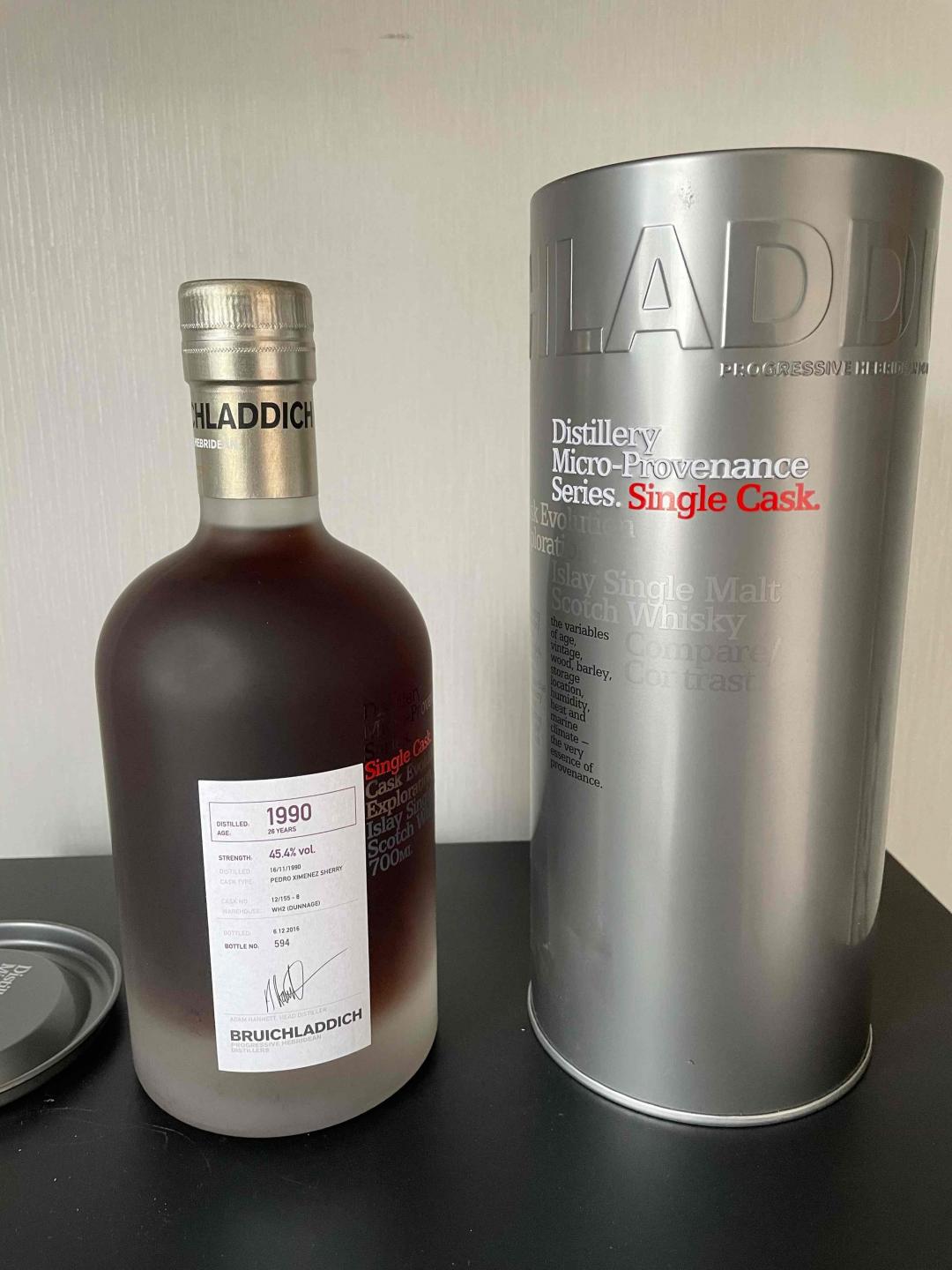 布赫拉迪1990年微物源威士忌