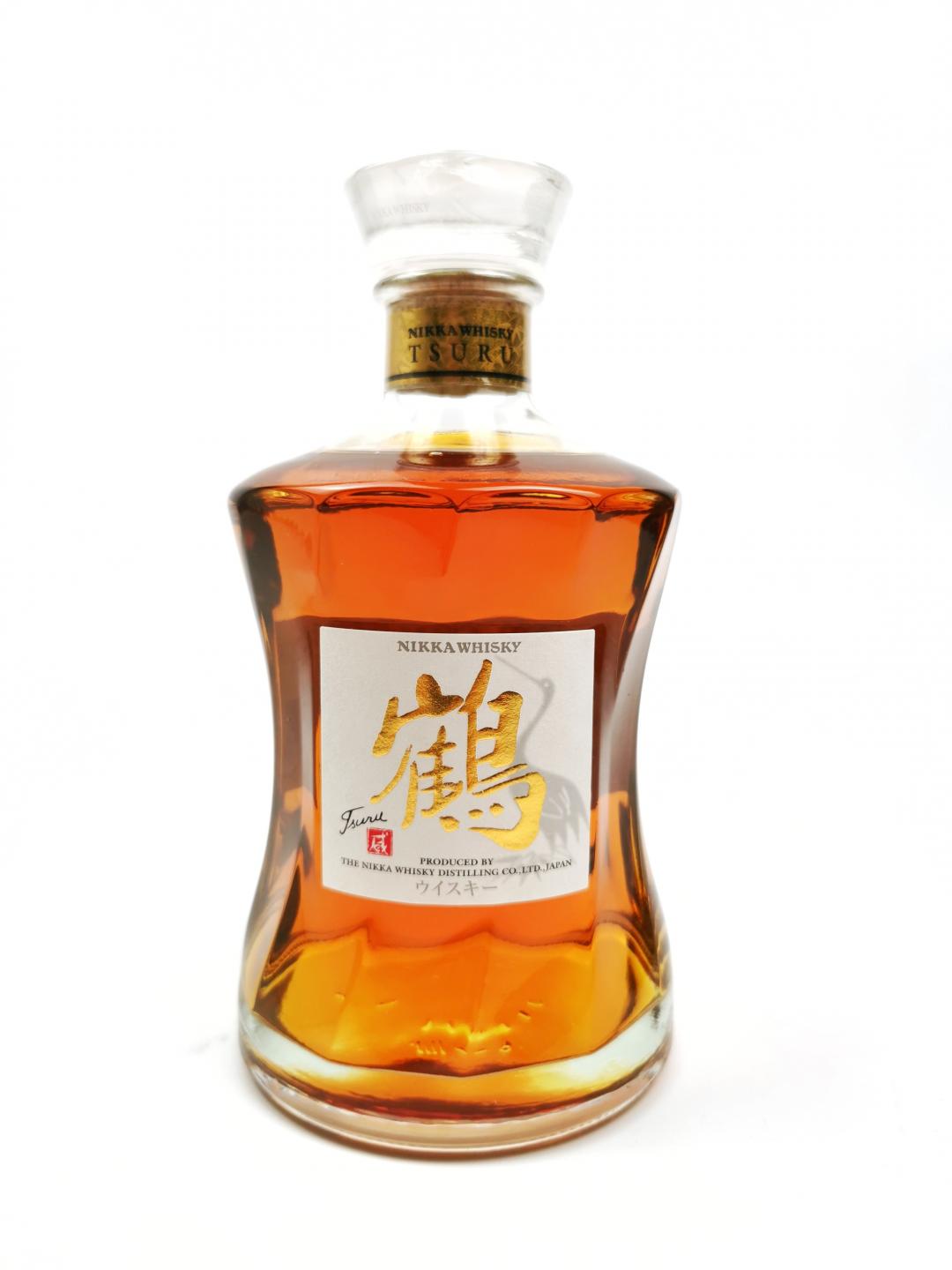 〓竹鹤政孝最后佳作〓90-00年代 Nikka 绝版】「鹤」水晶瓶日本威士忌礼盒