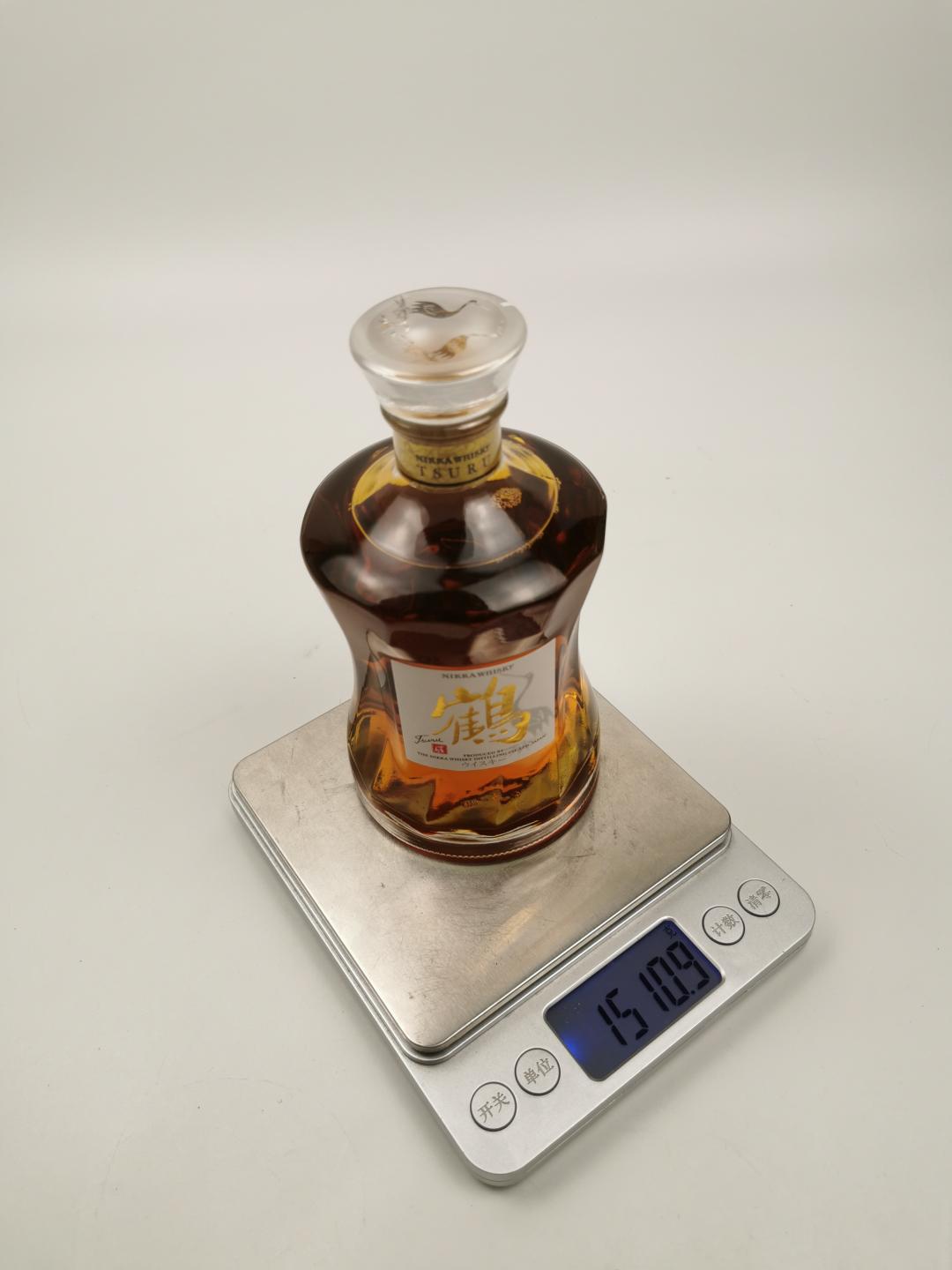 〓竹鹤政孝最后佳作〓90-00年代 Nikka 绝版】「鹤」水晶瓶日本威士忌礼盒