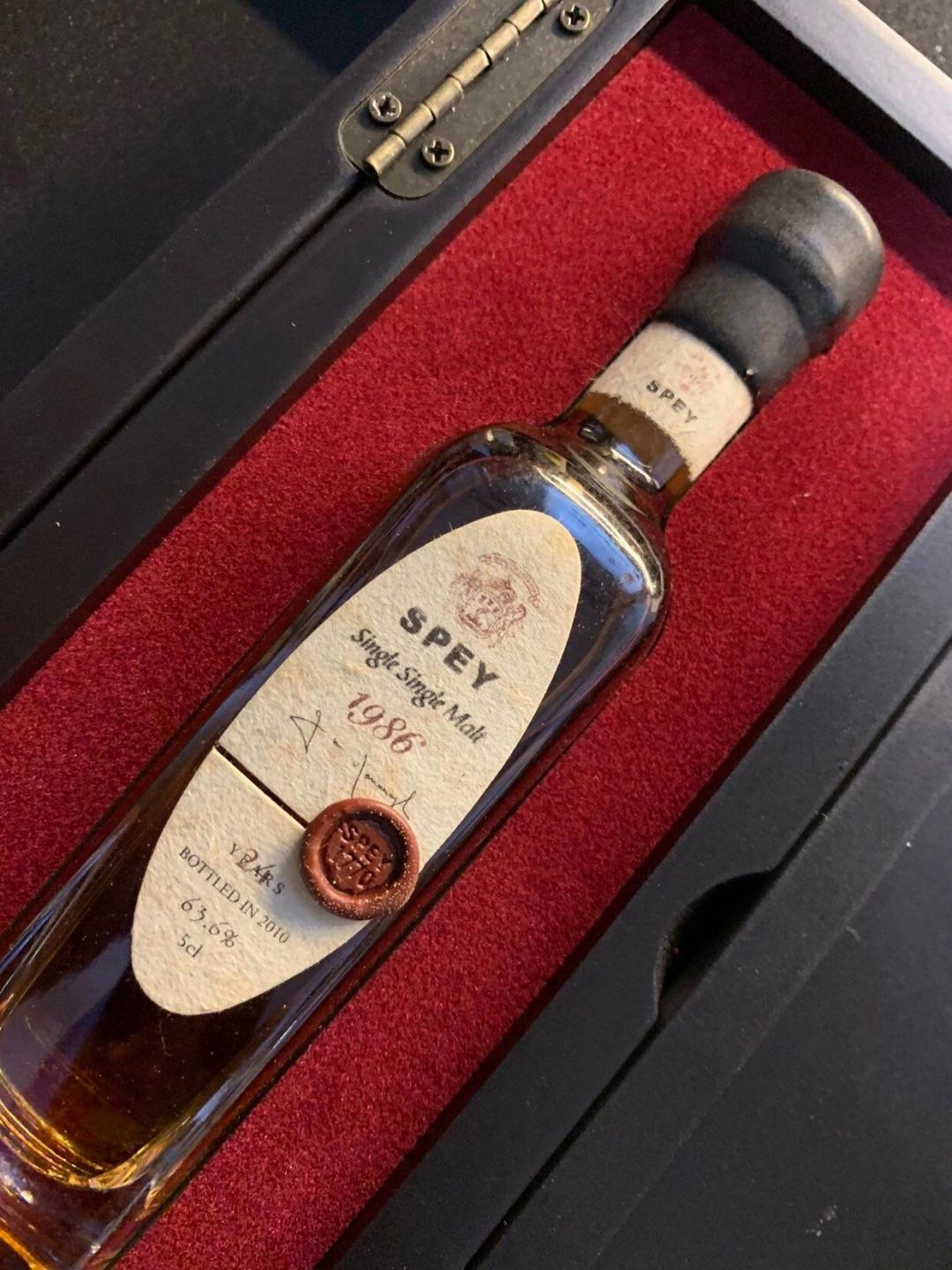 #稀少# SPEY 诗贝 1986-2010 24年单桶酒版