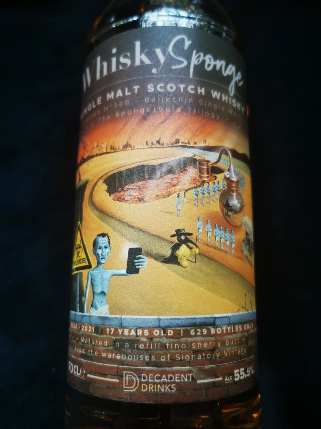 威士忌海绵 Whisky sponge N36B