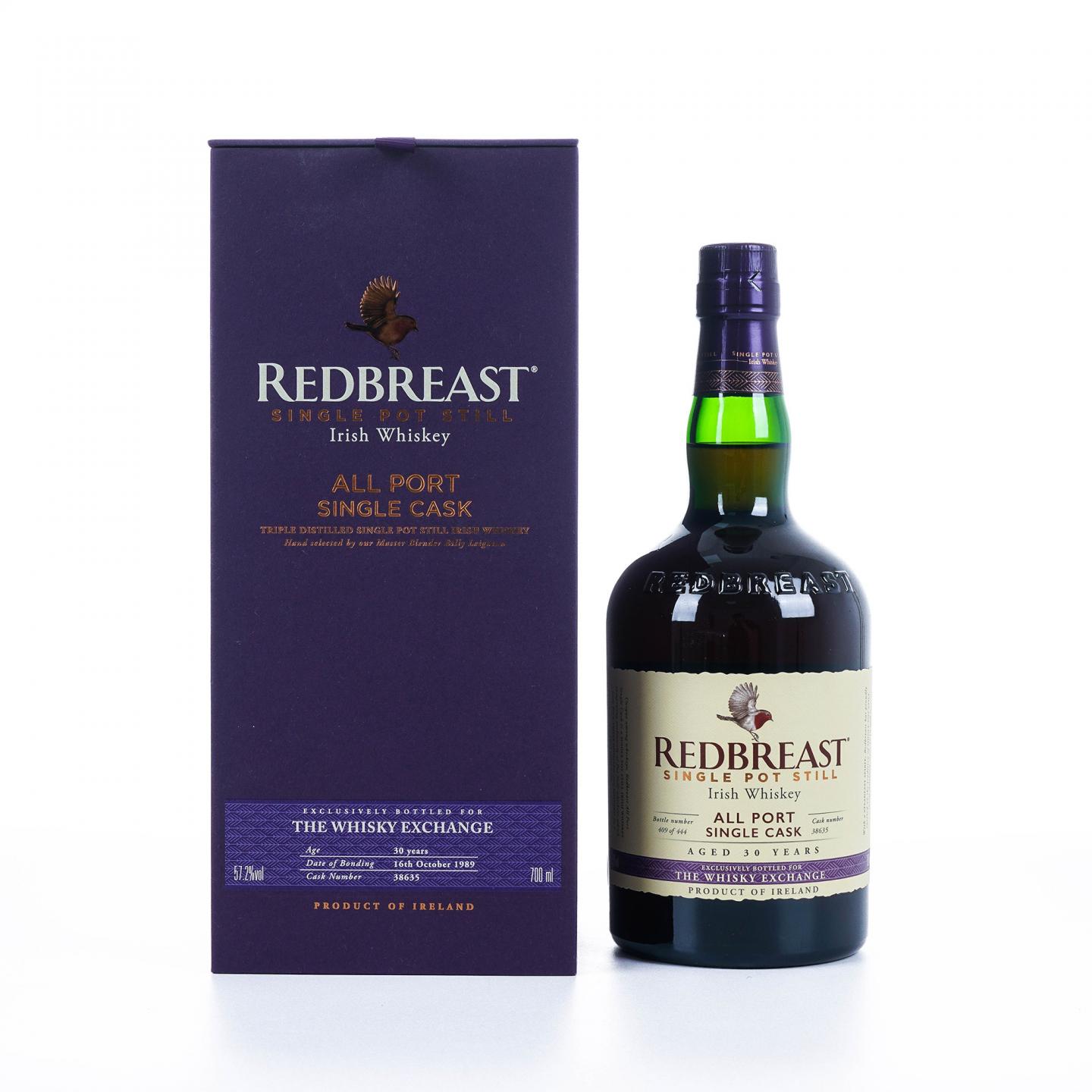Redbreast · 知更鸟 30年 1989 波特风味桶 TWE
