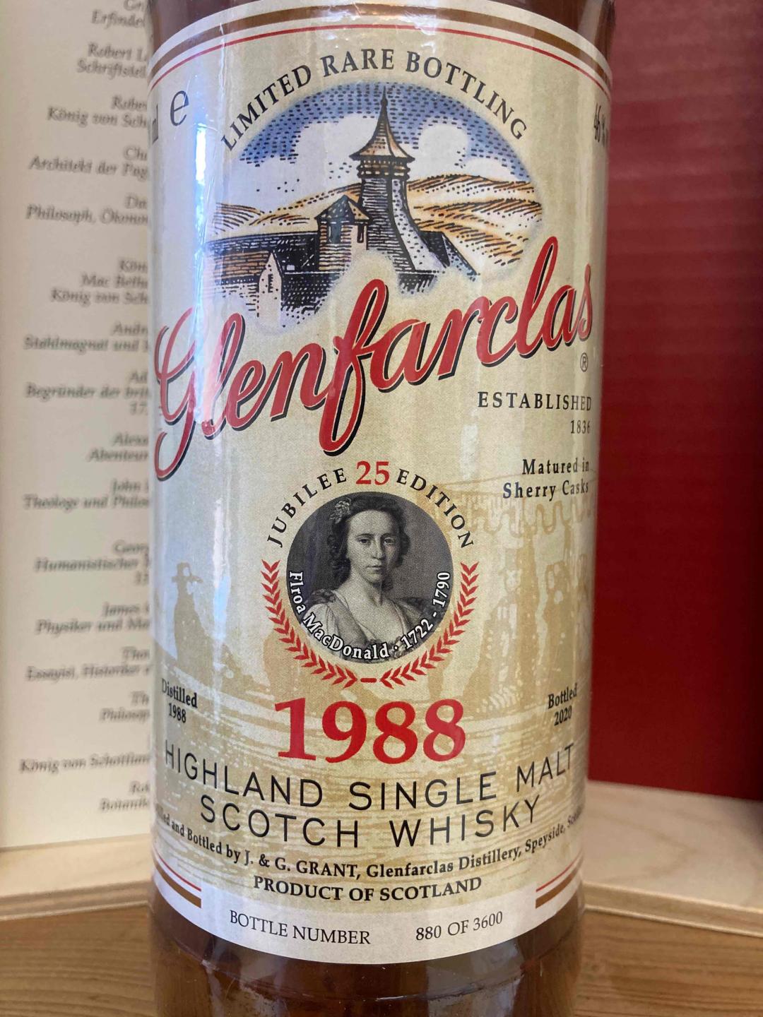 格兰花格 32年 名人堂 1988-2020 系列号 880