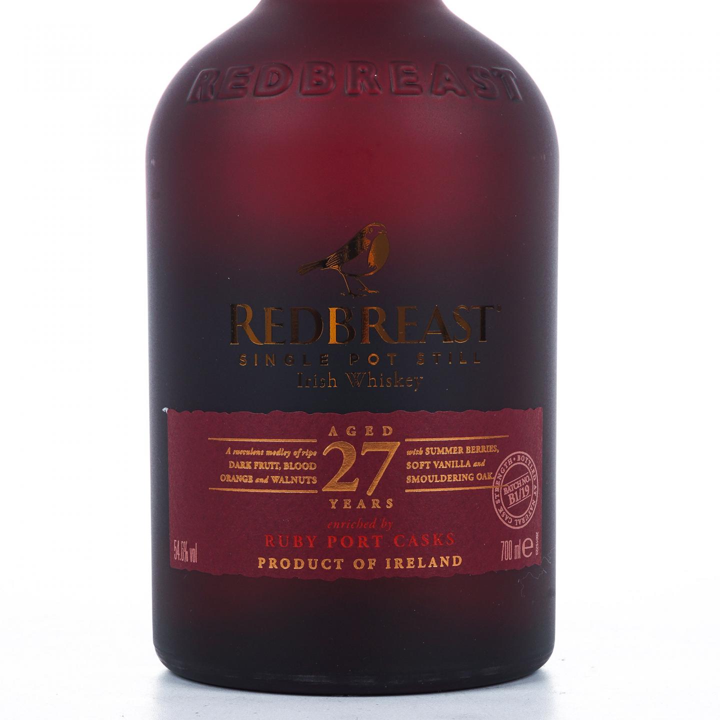 Redbreast 知更鸟 27年 单壶威士忌
