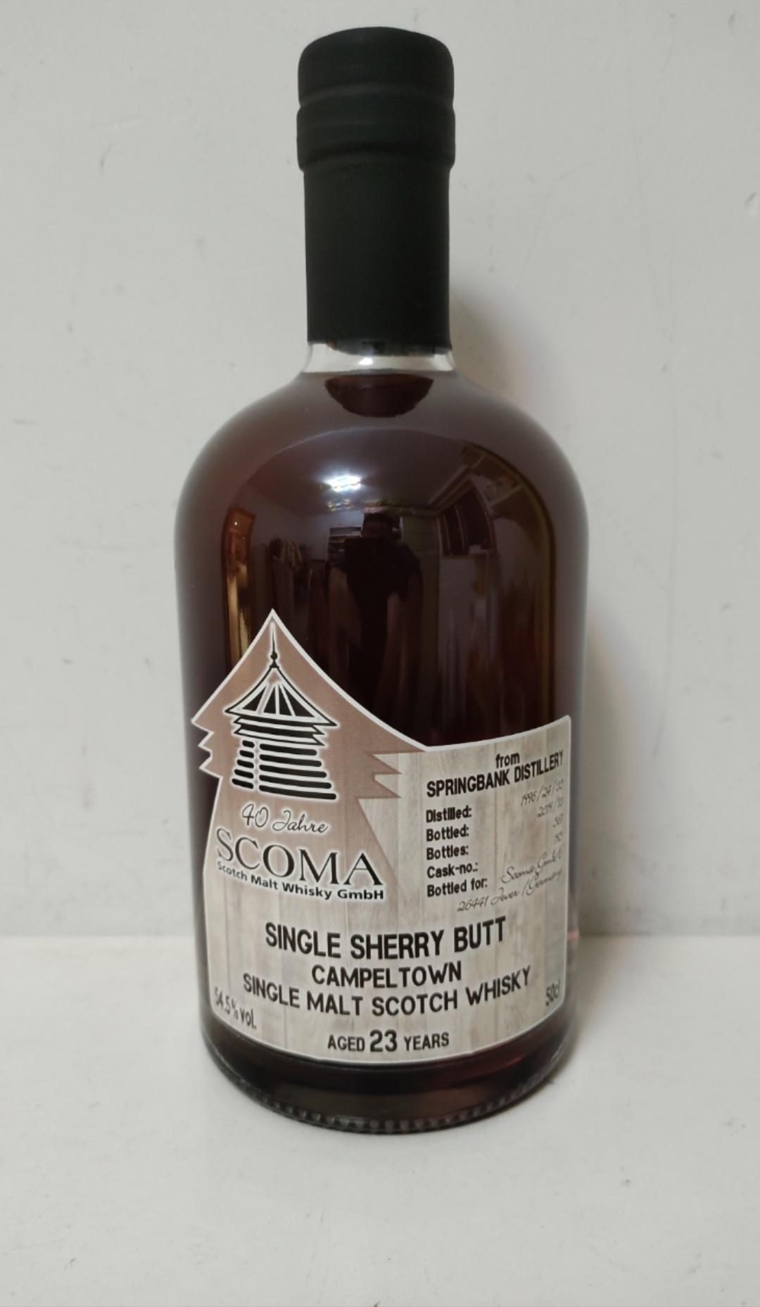 springbank云顶23年单桶（1996-2019）