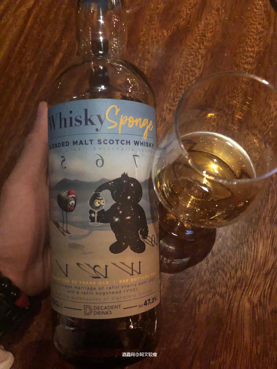 海绵—格兰路思<p class='p'/>酒体清澈,深琥珀色,<p class='p'/>闻香:薄荷、焦糖、烤榛…