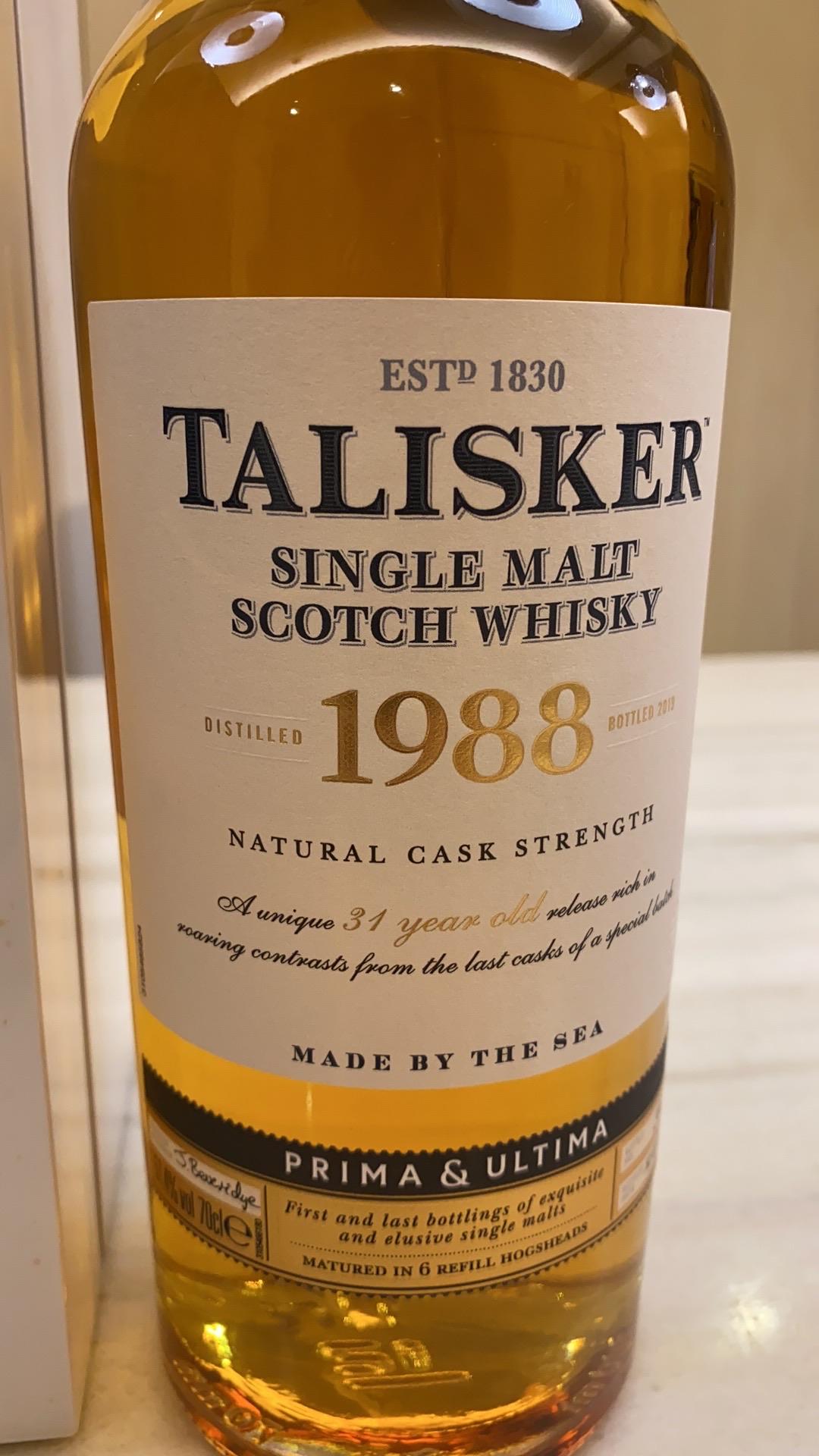 泰斯卡1988 少量31年原酒