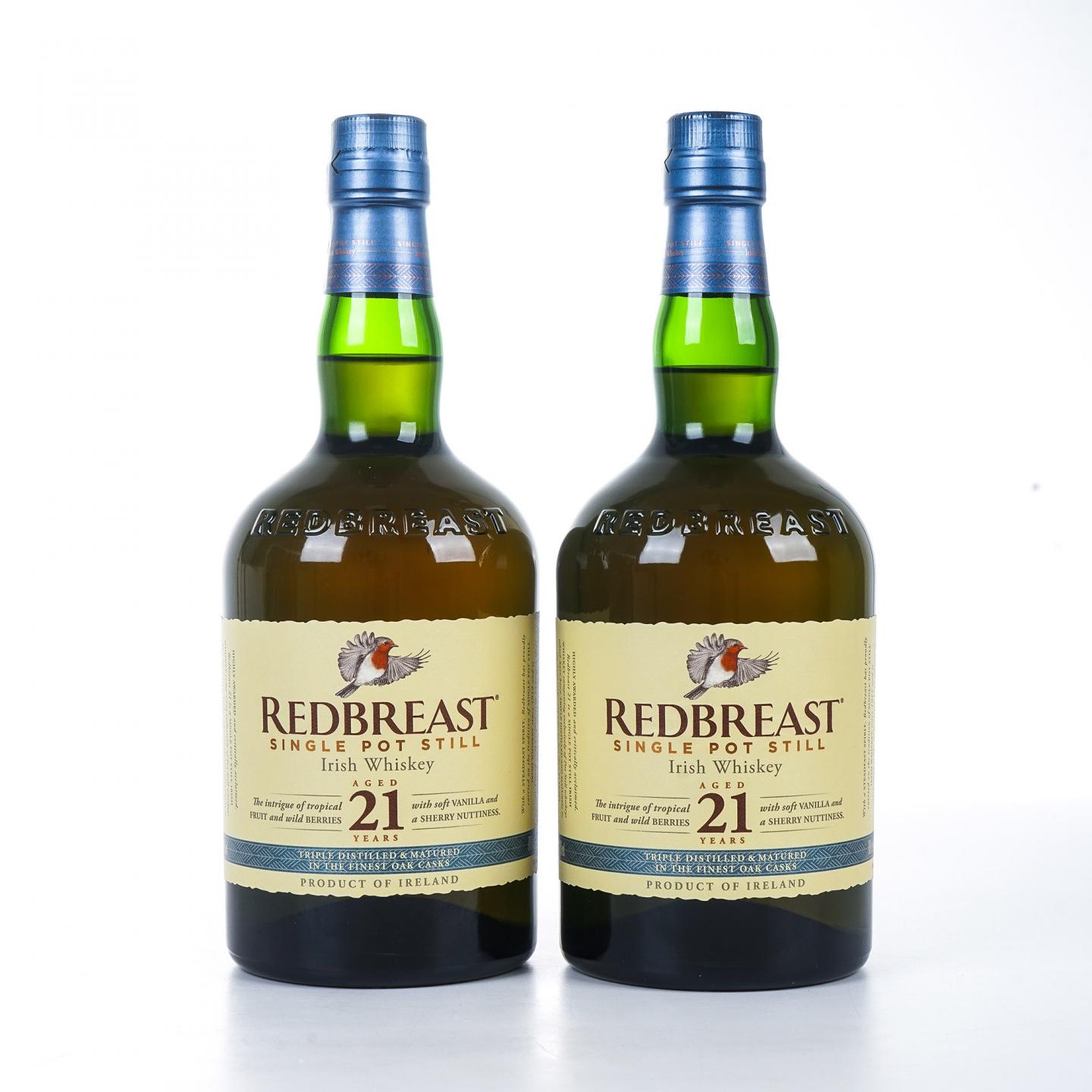 Redbreast 知更鸟 21年 2支组