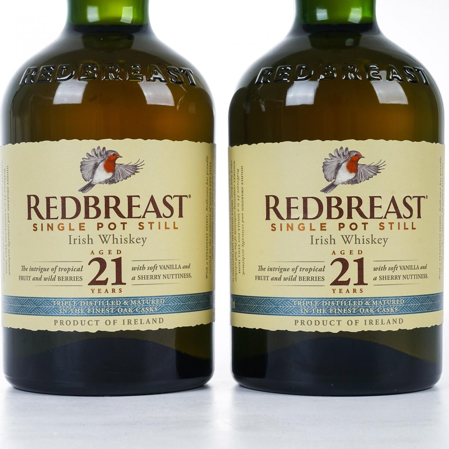 Redbreast 知更鸟 21年 2支组