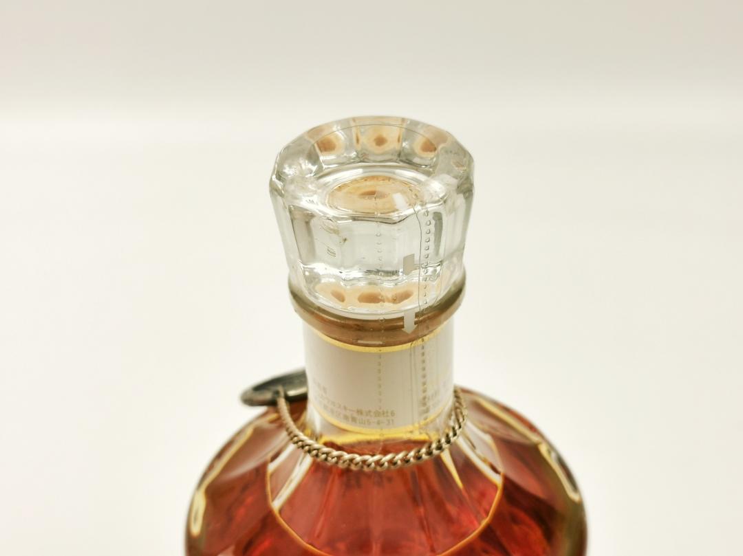 【古典水晶】80年代 一甲 绝版「鹤」金字雕刻水晶瓶特级日本威士忌