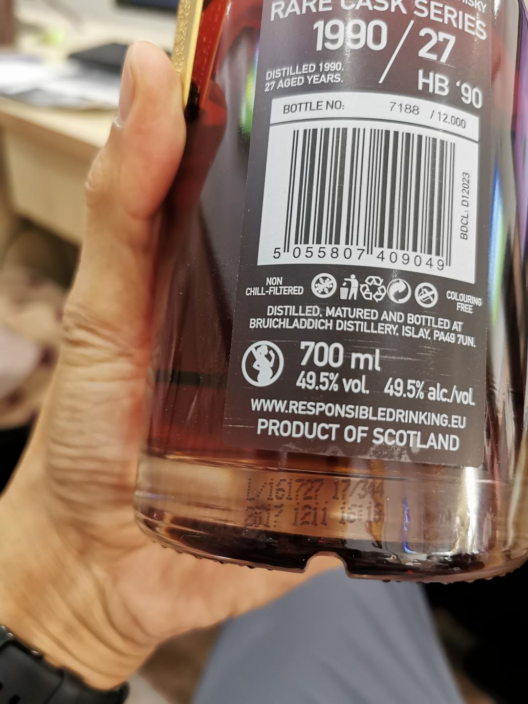 布赫拉迪1990/27年单桶