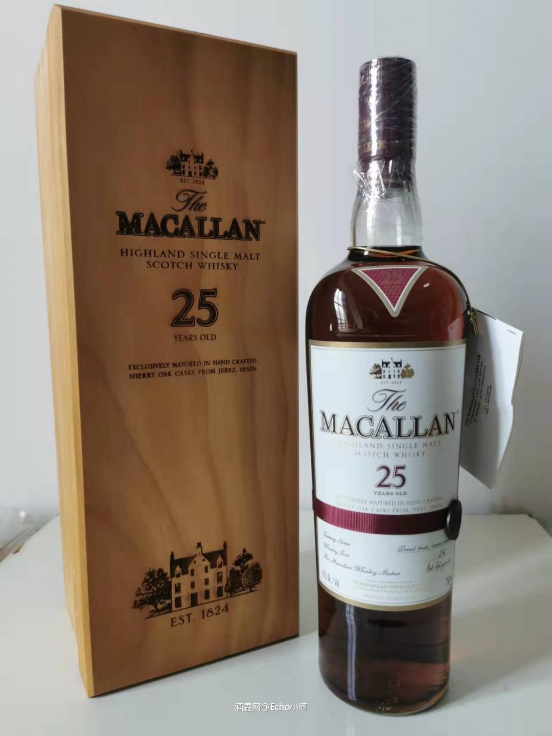 分享一下 麥卡倫25年紅緞帶 不一樣的感覺